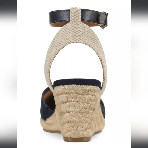 Style & Co Mailena Wedge Espadrille Sandals Navy 10 - Picture 3 of 8